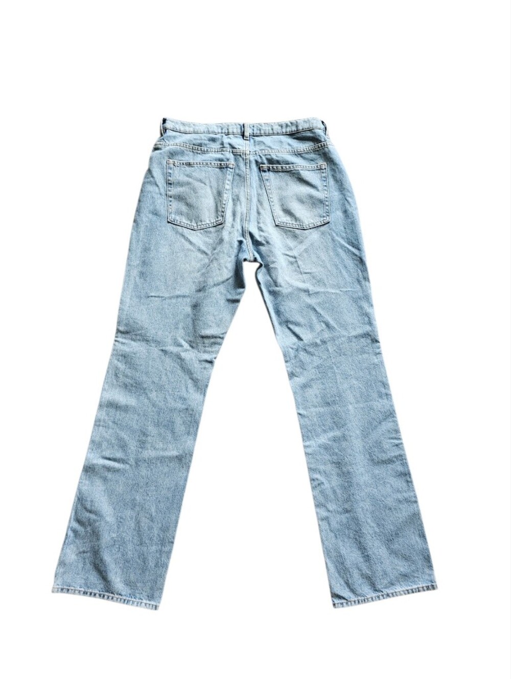 & Other Stories High Rise Light Blue Straight Leg Jeans Size 32 - Picture 4 of 6